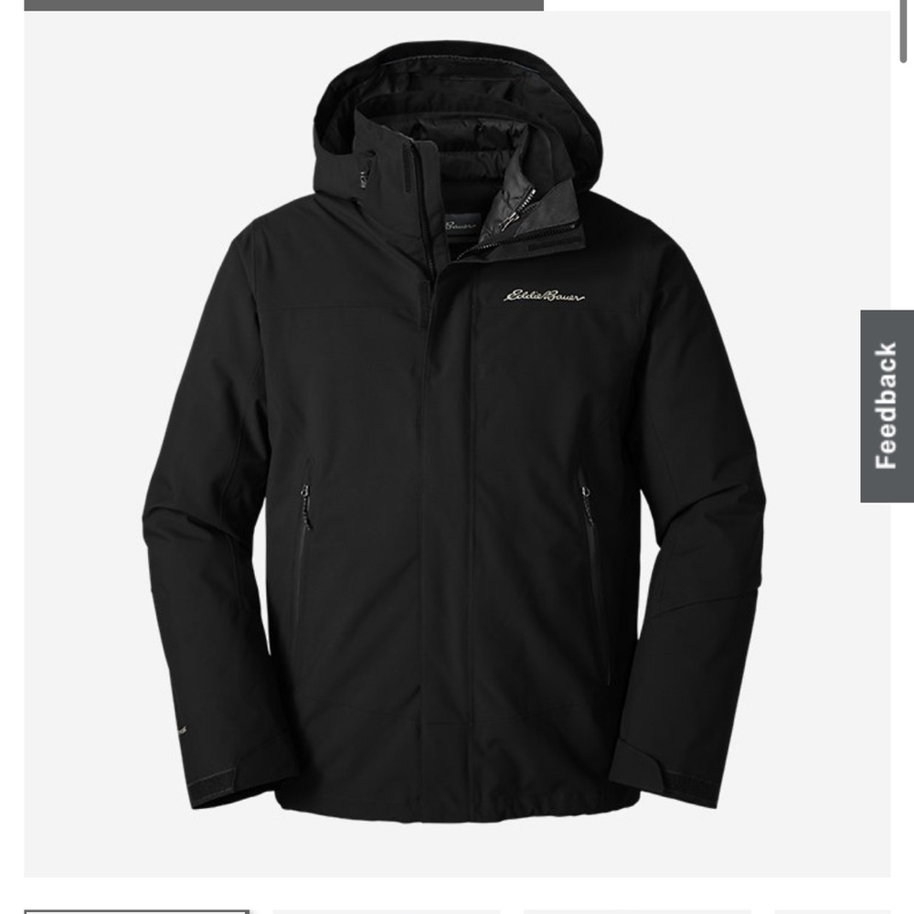 Men’s black winter coat